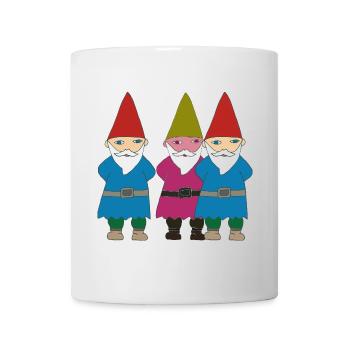 gartenzerge vielfalt - Tasse - Weiß - Vorne