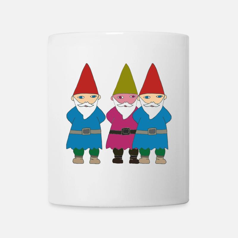 gartenzerge vielfalt - Tasse - Weiß