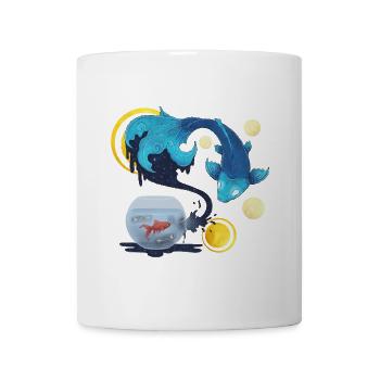 Blue Ink Spirits - Der Traum eines Goldfisches - Tasse - Weiß - Vorne