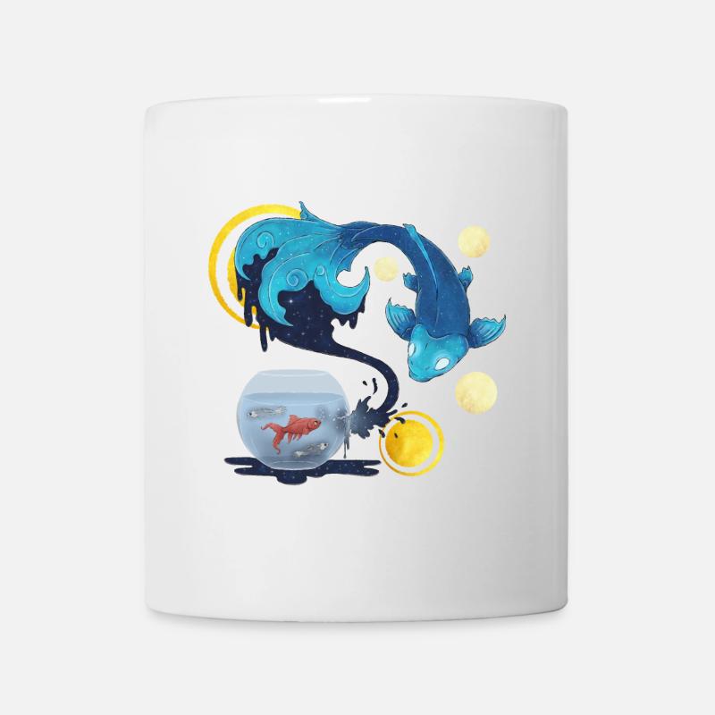 Blue Ink Spirits - Der Traum eines Goldfisches - Tasse - Weiß