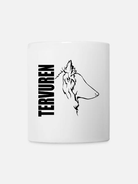 Belge TERVUREN Profil Chiens Chien Wilsigns - Mug blanc - blanc