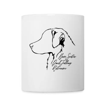 NOVA SCOTIA DUCK TOLLING RETRIEVER Profil Wilsigns - Mug blanc - blanc - Devant