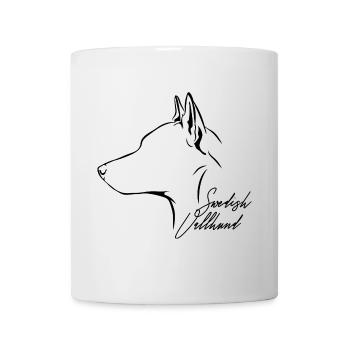SUÉDOIS VALLHUND Profil Chiens Wilsigns - Mug blanc - blanc - Devant