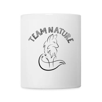 Fuchs Team Nature Natur Illustration Symbol Icon - Tasse - Weiß - Vorne