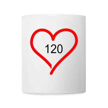 Tempo 120 - Tasse - Weiß - Vorne