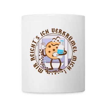 Lustige Keks - Tasse - Weiß - Vorne