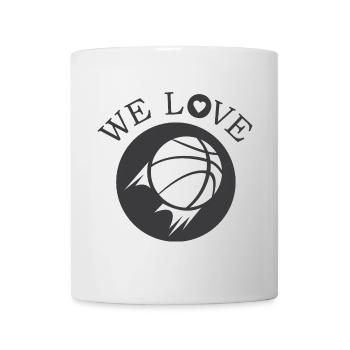 we love basketball streetballfriends icon logo - Mug - white - Front
