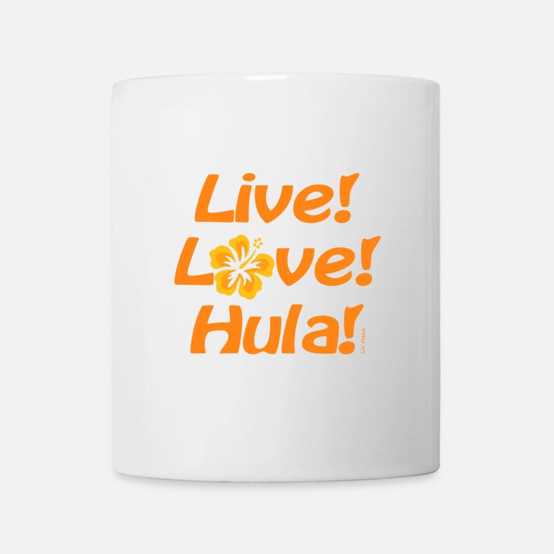 Live Love Hula 2 - Mug - white