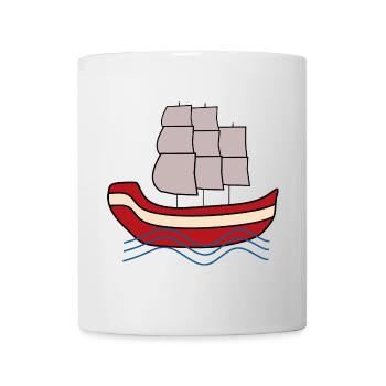 Segelboot Norddeutschland Seemann Matrose Kapitän - Tasse - Weiß - Vorne
