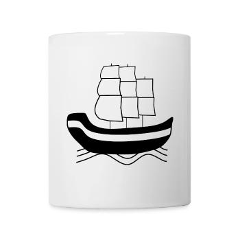 Segelboot Norddeutschland Seemann Matrose Kapitän - Tasse - Weiß - Vorne