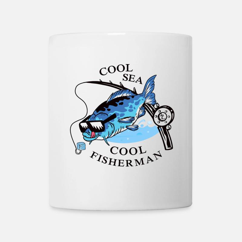 Coole Angler - Tasse - Weiß