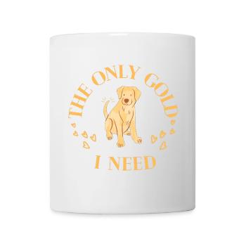The only gold I need - Golden Retriever Lover - Tasse - Weiß - Vorne