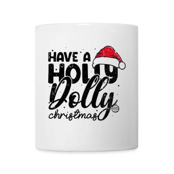 Weihnachtsmann Hut Script Urlaub T-Shirt - Tasse - Weiß - Vorne