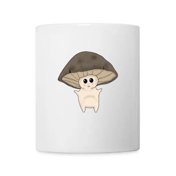 Mâles champignons - Mug blanc - blanc - Devant