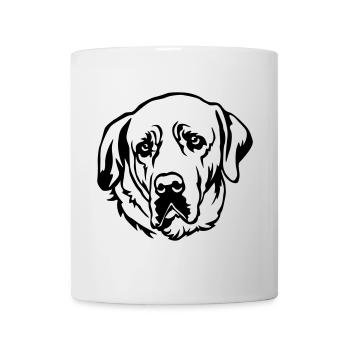 Tête de Tosa - Mug blanc - blanc - Devant
