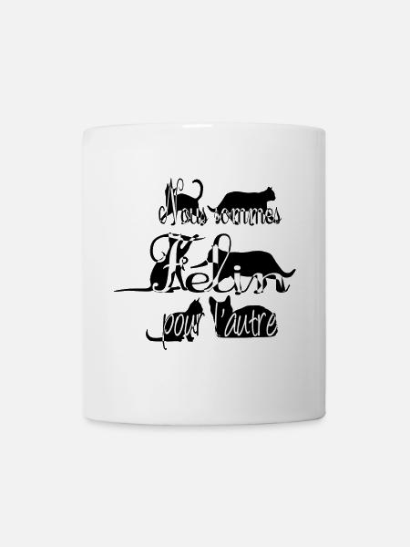 Chat - Mug blanc - blanc