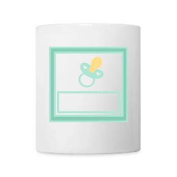 Baby Vorlage personalisieren selbst gestalten - Tasse - Weiß - Vorne
