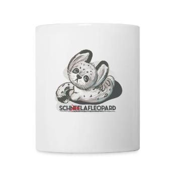 Schlafmütze Krissi, Schneeleopard - Tasse - Weiß - Vorne