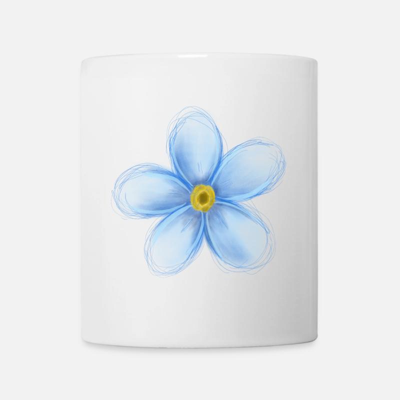 Myosotis - Mug blanc - blanc