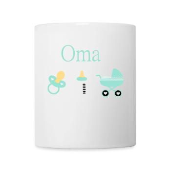 Opa 2026 Geburt Junge Vorlage personalisierbar - Tasse - Weiß - Vorne