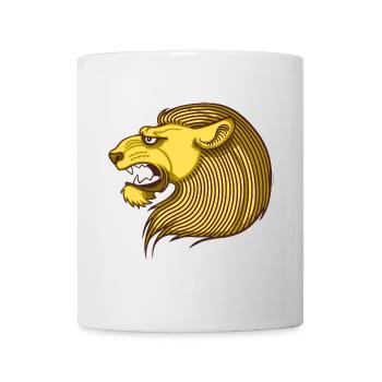 Lion portrait - Mug - white - Front