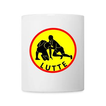 lutte - Mug blanc - blanc - Devant