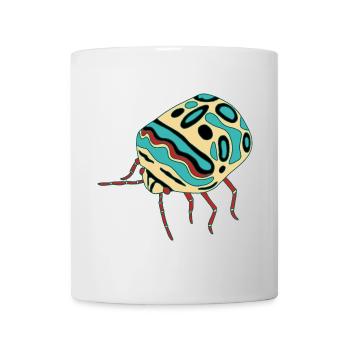 Multicolored insect - Mug - white - Front