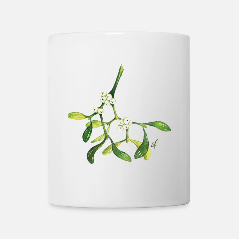Mistelzweig - Tasse - Weiß