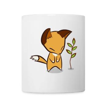 Renard - Mug blanc - blanc - Devant