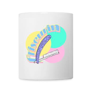 Friseurin Rasiermesser Friseur Salon - Tasse - Weiß - Vorne