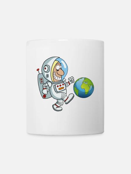 Footballeur galactique - Mug blanc - blanc