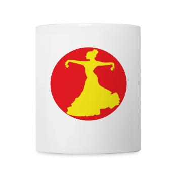 Flamencotänzerin aus Andalusien - Tasse - Weiß - Vorne