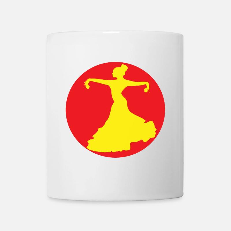Flamenco dancer from Andalusia - Mug - white