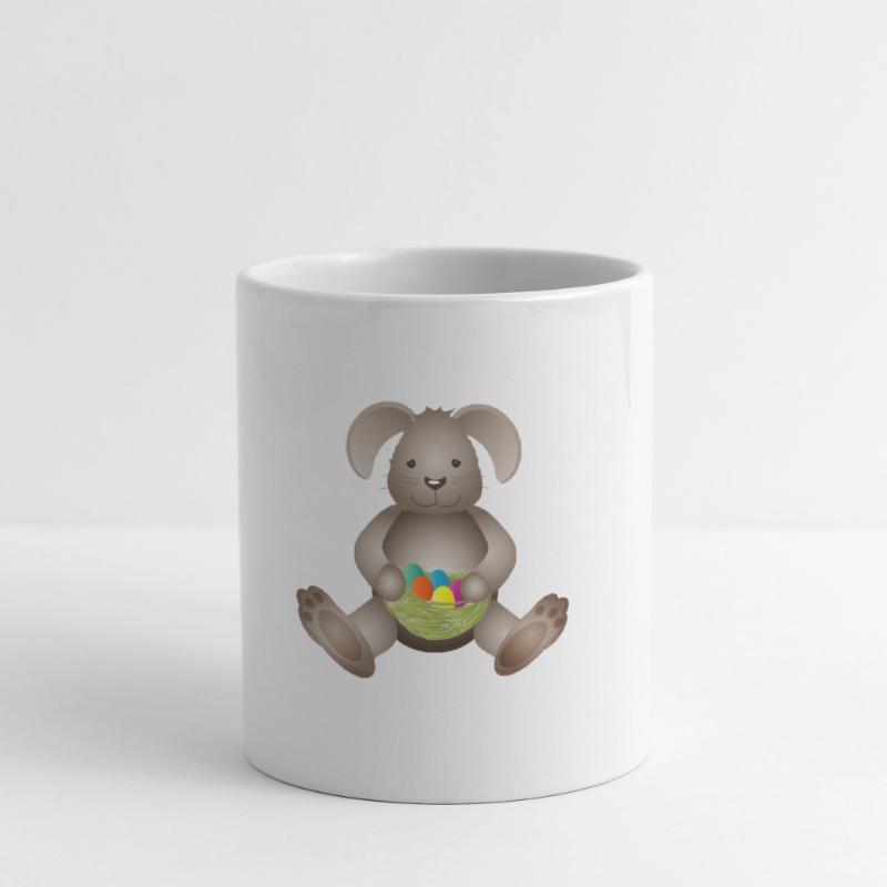 small Easter with Easter nest full of Easter eggs Mug