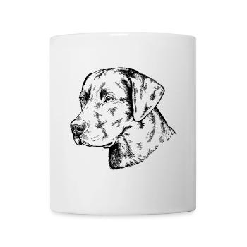 Retriever Portrait - Tasse - Weiß - Vorne