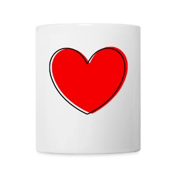Valentinstag, Valentinstag, Valentinstag - Tasse - Weiß - Vorne