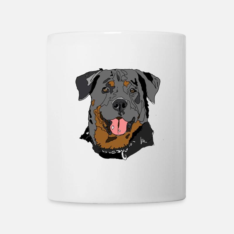 Rottweiler - Tasse - Weiß