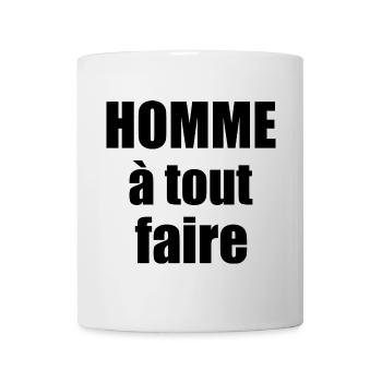 Homme a tout faire - Mug blanc - blanc - Devant