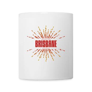 Brisbane Sunburst Logo - Mug - white - Front