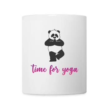 Zeit für Yoga - Tasse - Weiß - Vorne