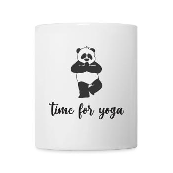 C’est le temps du yoga - Mug blanc - blanc - Devant