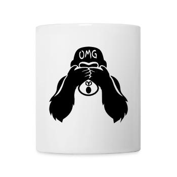 Funny Monkey - Gorilla OMG Teacher - Mug - white - Front