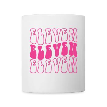 Onze 11e anniversaire pour les filles de 11 ans - Mug blanc - blanc - Devant
