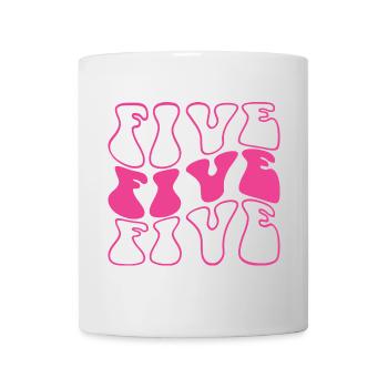 Five 5th Birthday For Girls 5 Years Old - Mug - white - Front
