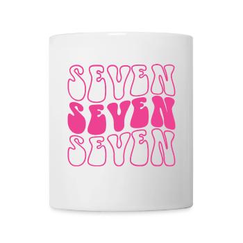 Seven 7th Birthday For Girls 7 Years Old - Mug - white - Front