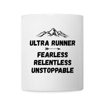 Ultra Runner - Intrépide. Implacable. Imparable. - Mug blanc - blanc - Devant