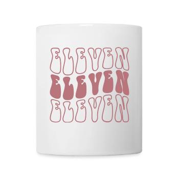 Onze 11e anniversaire pour les filles de 11 ans - Mug blanc - blanc - Devant
