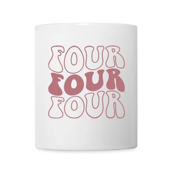 Four 4th Birthday For Girls 4 Years Old - Mug - white - Front