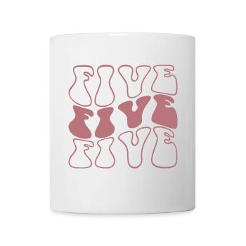 Five 5th Birthday For Girls 5 Years Old - Mug - white - Front