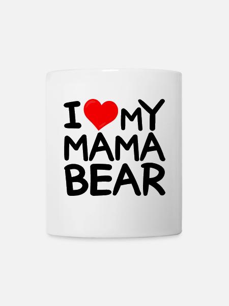 Ich liebe meine Mama Bär - Ich liebe meine Mama Bär - Tasse - Weiß